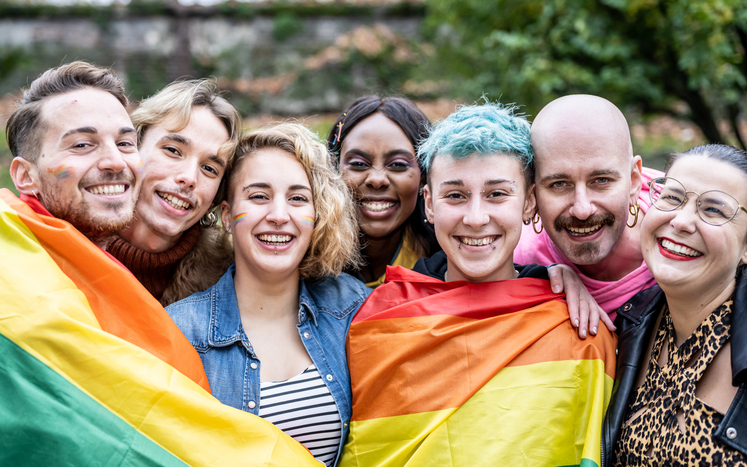 group of lgbtq people 